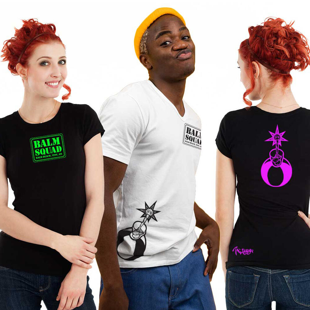 Chris Figgures is the creator of the brand Balm Squad and works with his daughter to produce branded Balm Squad Wear